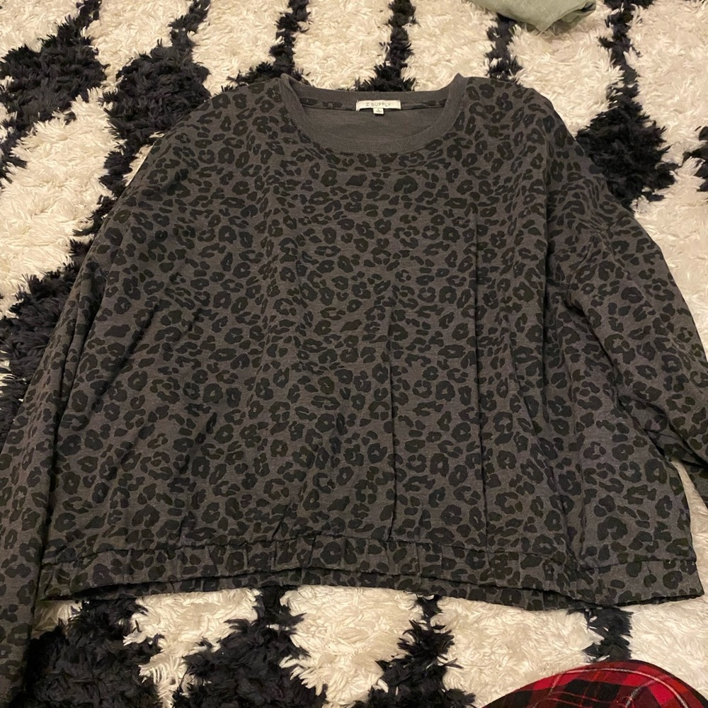 Cheetah Print long sleeve shirt!! Worn once